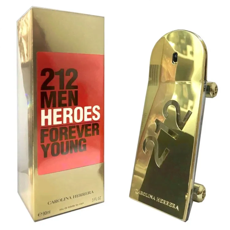Туалетная вода Carolina Herrera 212 Men Heroes Forever Young Gold мужская-0