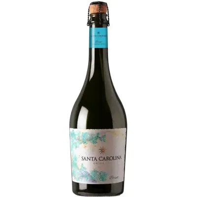 Игристое вино белое сухое Santa Carolina, Brut 2022 0,75 л