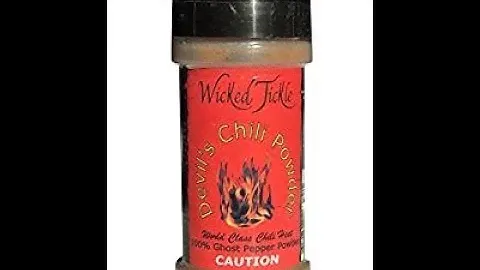 Ghost Pepper Chili Powder Hot Spice Seasoning Wicked Tickle Devil Chili Powder Review