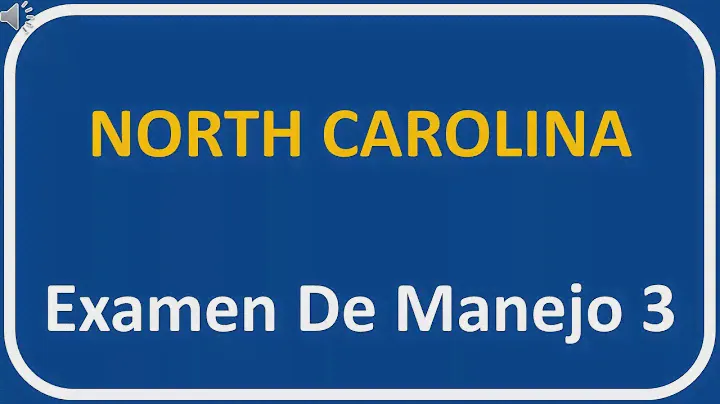 Examen De Manejo De North Carolina 3