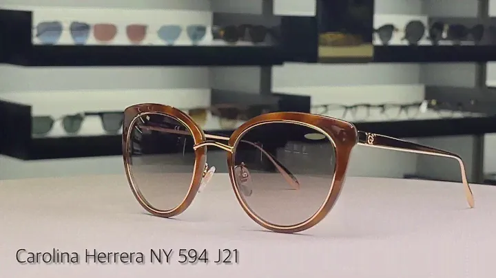 Распаковка женских очков Carolina Herrera NY 594 J21 – профессиональная защита глаз от яркого света