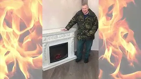 Отзыв на каминокомплект Estella (белый дуб) с очагом Evrika 25,5 от Real Flame