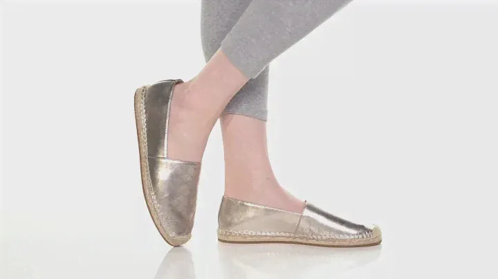 COACH Carley Metallic Leather Espadrille SKU: 9857740