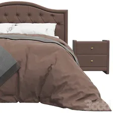 Askona Carolina Two Bed - Кровати - 3D модель