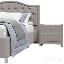 Askona Carolina Bed - Bed - 3D model