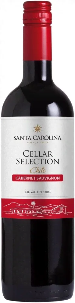 Вино красное полусухое Santa Carolina, "Cellar Selection" Cabernet Sauvignon, 2021, 0,75 л-0