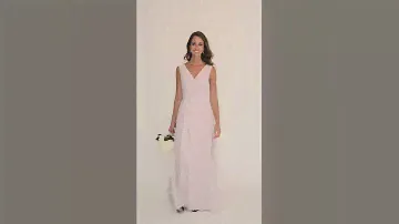 Carolina Sleeveless Chiffon Bridesmaids Dress in Light Pink | Infinity Bridesmaids